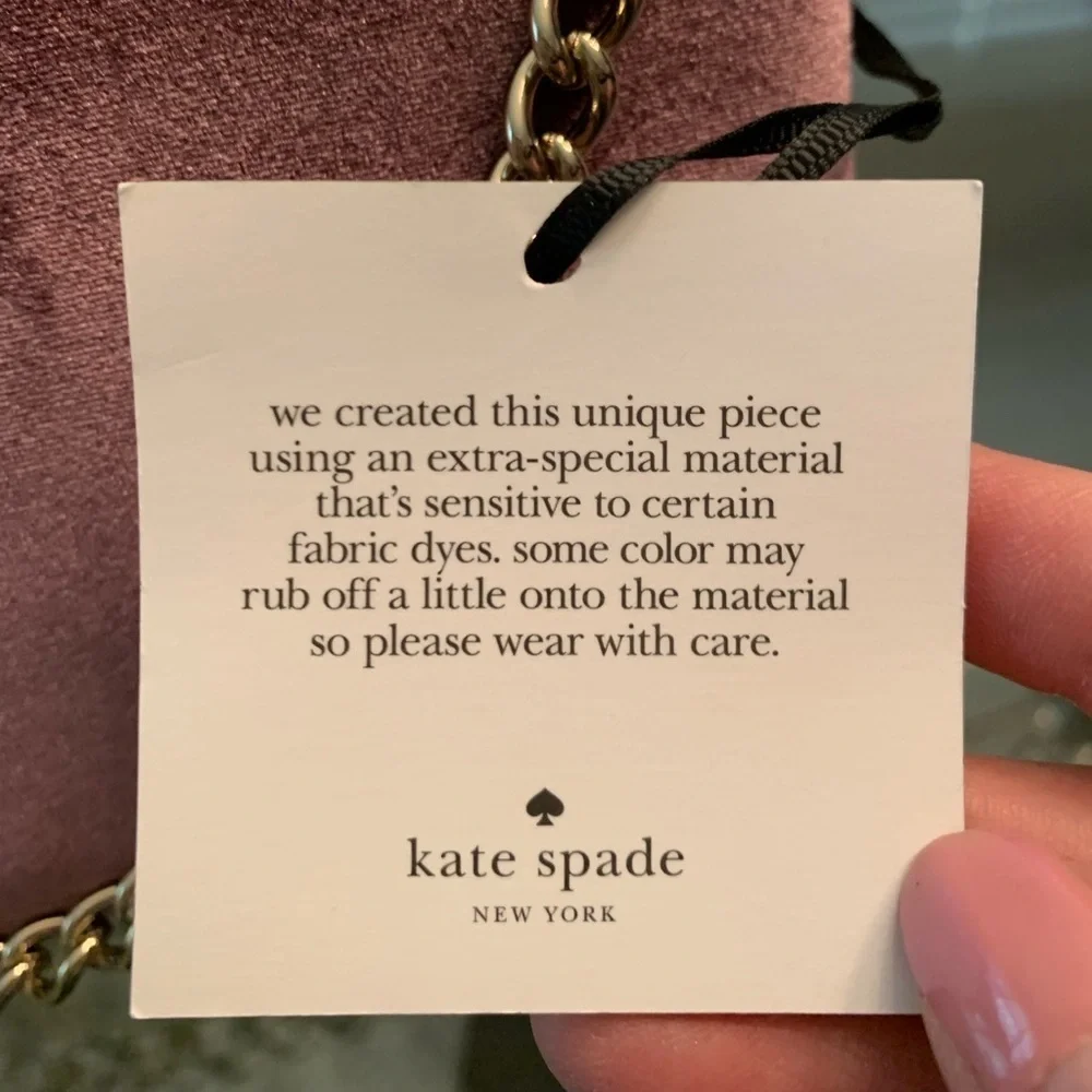 NWT Kate Spade Tilly deep plum velvet crossbody or clutch WKRU5592